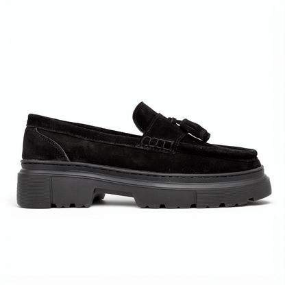 OR14 : Mocassins à Semelle Crantée Homme en Daim