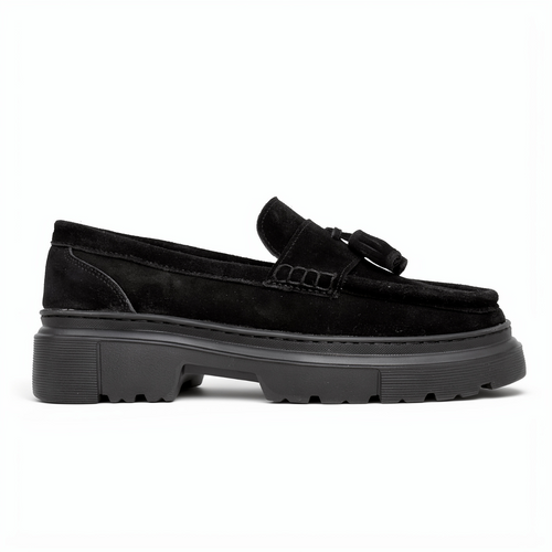 OR14 : Mocassins à Semelle Crantée Homme en Daim