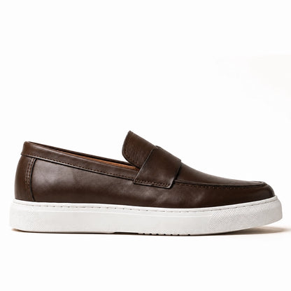 OR107 Mocassin En Cuir Marron
