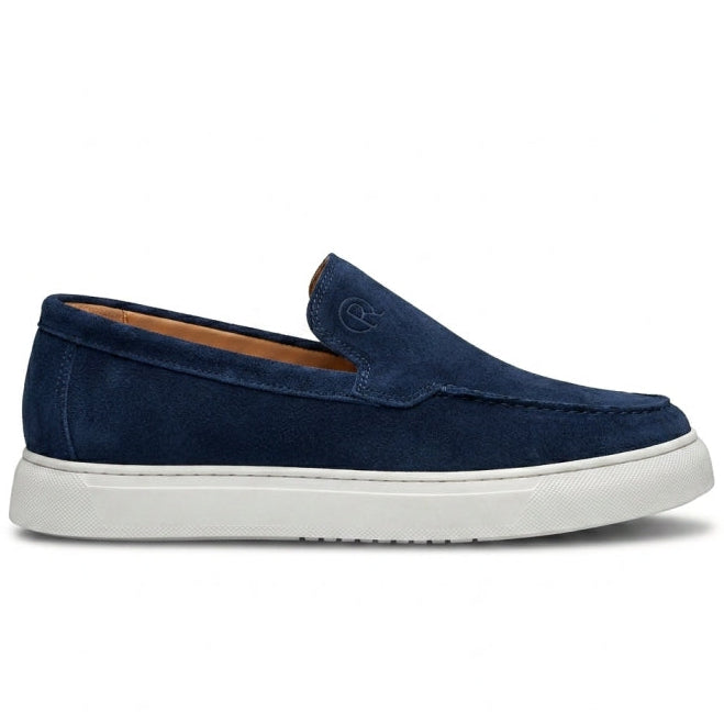 Valerio : Mocassins Homme - Bleu marine