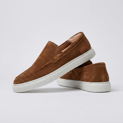 Valerio : Mocassins Homme - Marron