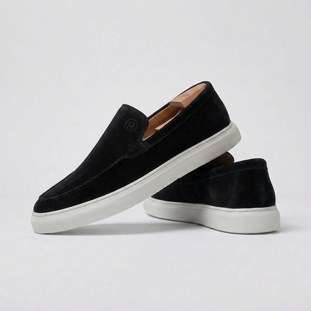 Valerio : Mocassins Homme - Noir