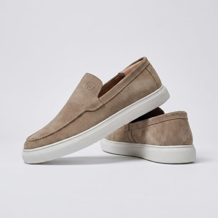 Valerio : Mocassins Homme - Beige