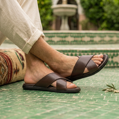 OR26 :SANDALES Montclair en Cuir