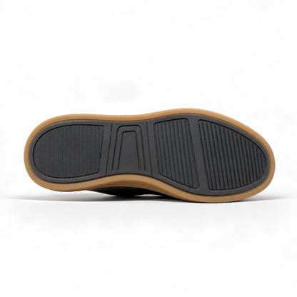 OR033 Baskets de Ville Homme - Cuir Vert