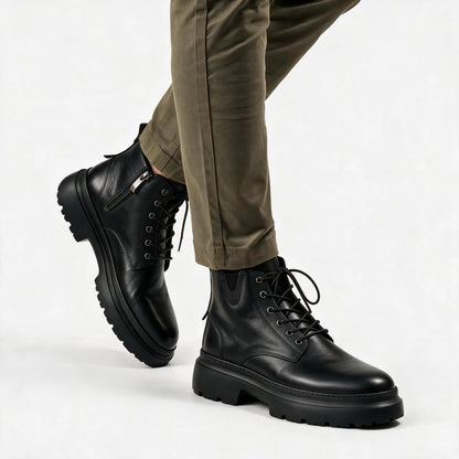 OR76 Bottine ORENO en Cuir Noir
