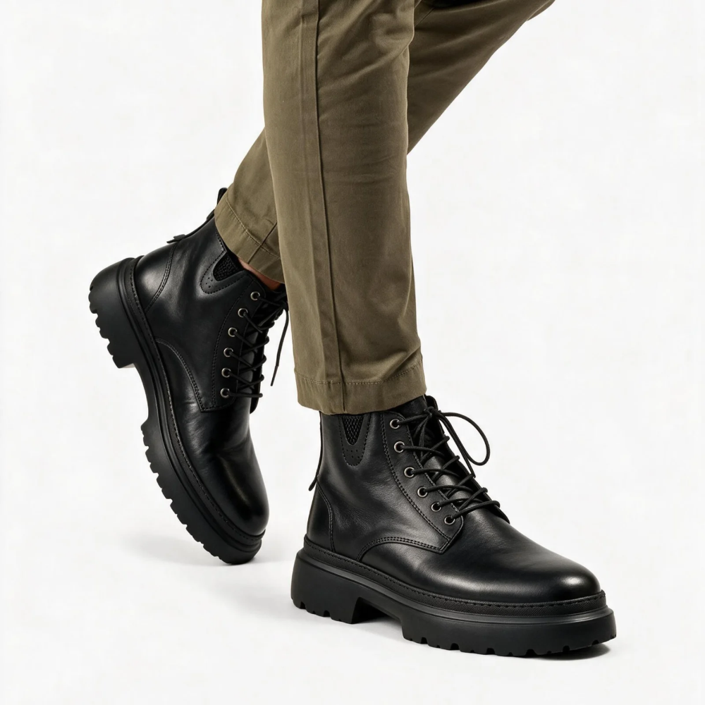 Bottine ORENO en Cuir Noir