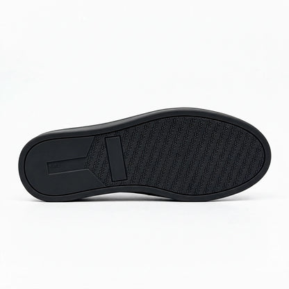 OR02 Sneakers Bi-Matière - Cuir Noir