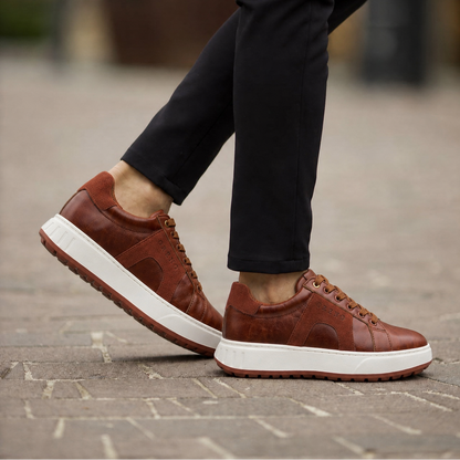 OR19: Seranova Sneakers Homme en cuir