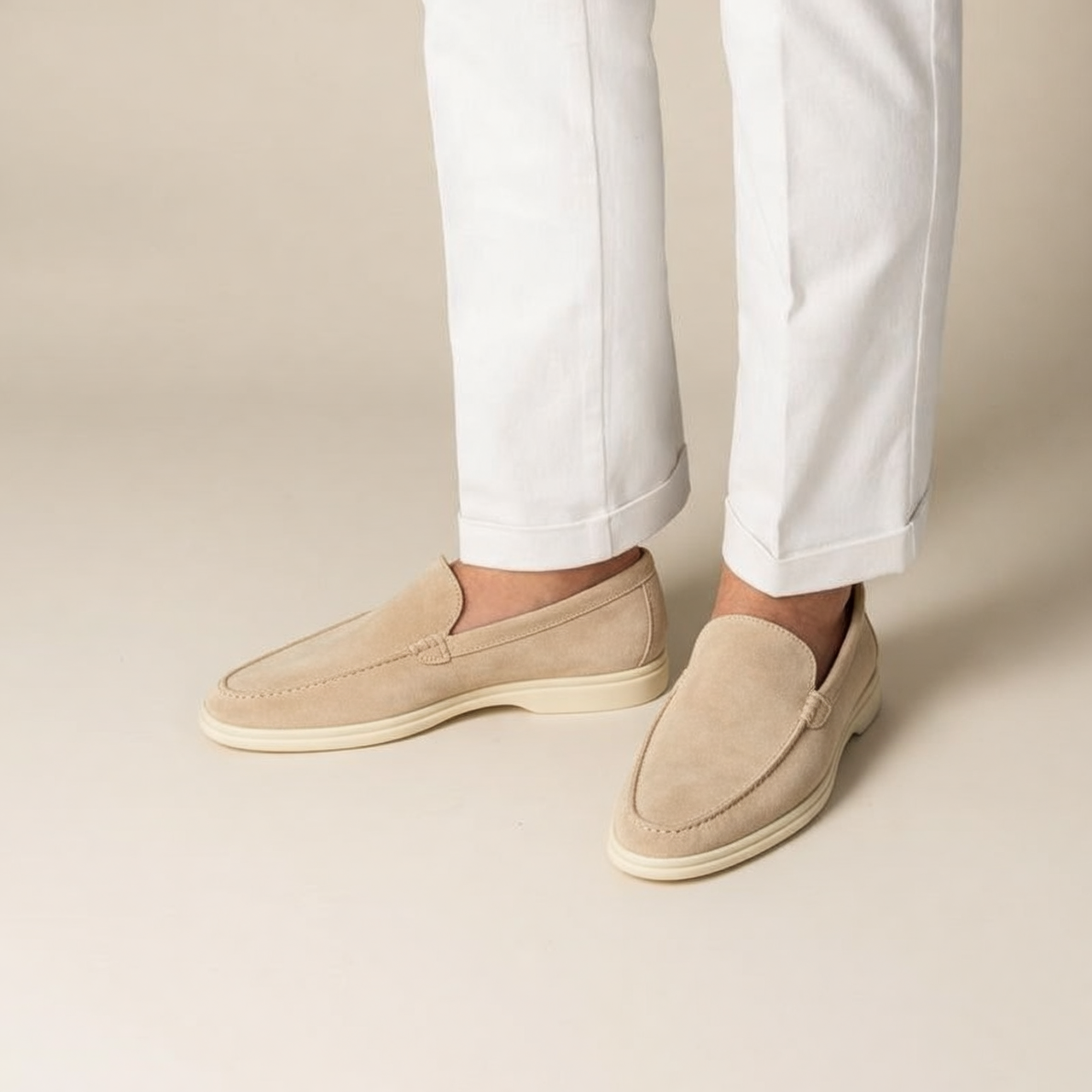BERLIN : Mocassins Homme en Daim