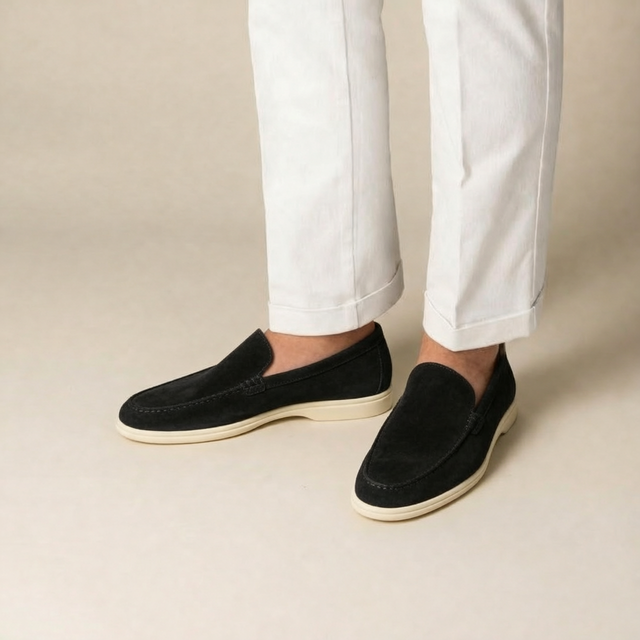 BERLIN : Mocassins Homme en Daim